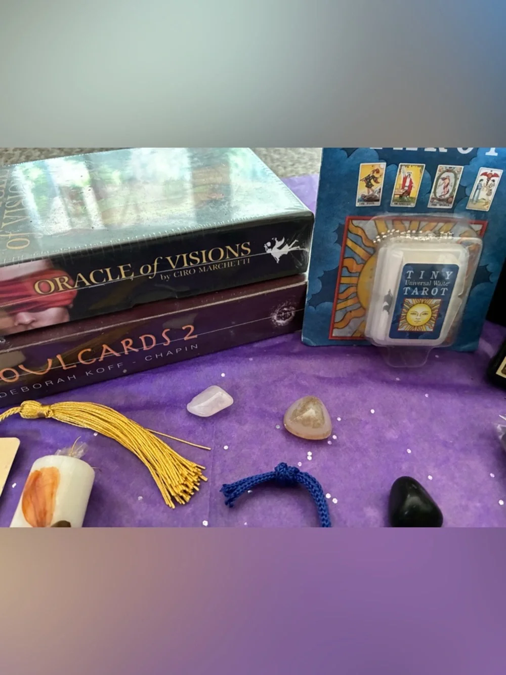 🔮 19 Piece Tarot Cards and Crystal Gift Box - 3 New Tarot Cards, 10 Crystals! ⚡️ - Picture 7 of 15